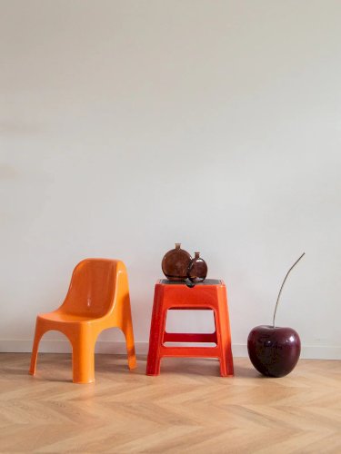 Ernestine, la chaise pour enfant orange N°241