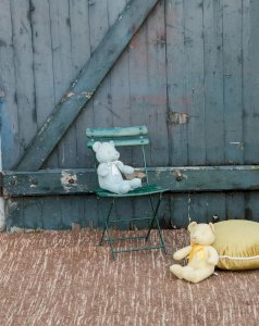 Ernestine, the green children's chair No. 59