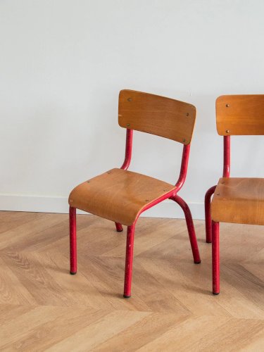 Ernestine, la paire de chaises d'écolier N°240