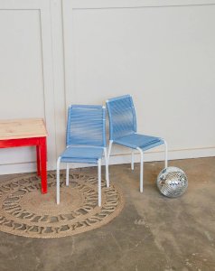 Ernestine, the pair of children's chairs No. 106