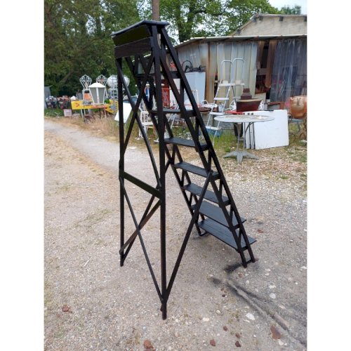 Escabeau échelle repliable dAtelier Bois