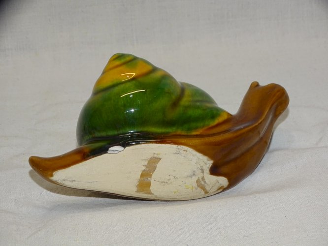 -ESCARGOT CERAMIQUE PORTE PETITES FOURCHETTES BOUTS RONDS PLASTIQUE Coloré