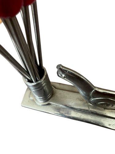 Escargot porte piques Art déco 1925 art de la table vintage