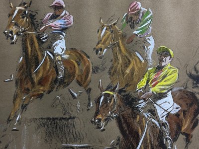 Art Print Artist's Proof Louis Ferdinand Malespina 1874-1940 Horse