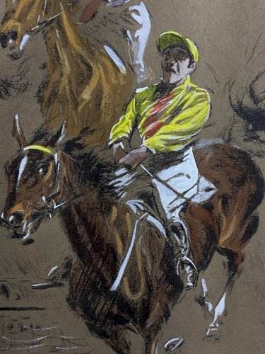 Estampe d'Art Epreuve d'artiste Louis Ferdinand Malespina 1874-1940 Cheval