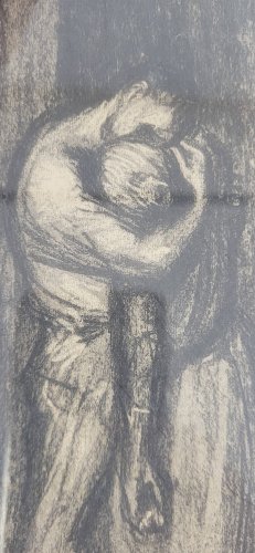 Estampe Le Baiser de Steinlen (1859 - 1923)