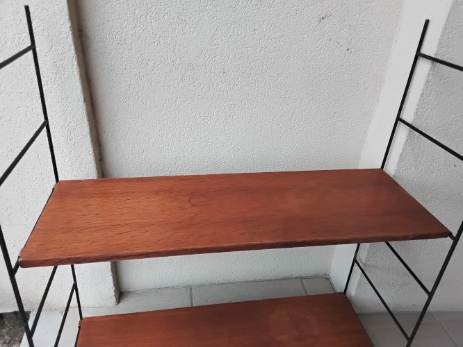 Etagère bois et métal