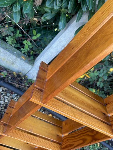 Étagére brutalise en pin