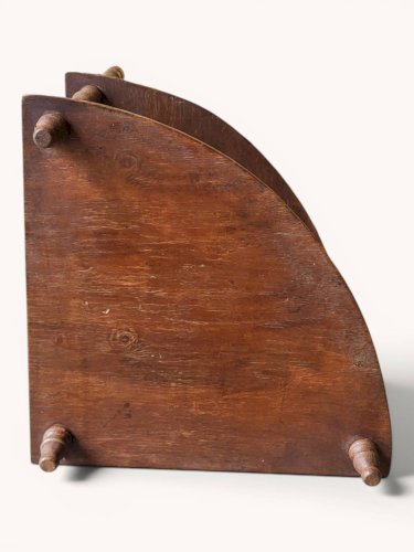 Etagère dangle teinte acajou