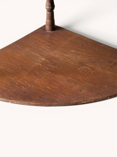 Etagère dangle teinte acajou
