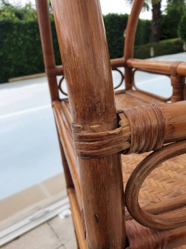 Etagère en rotin