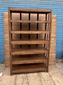 étagère en teck birman