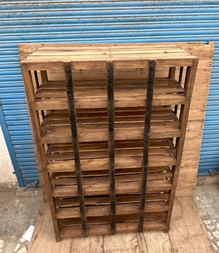 étagère en teck birman