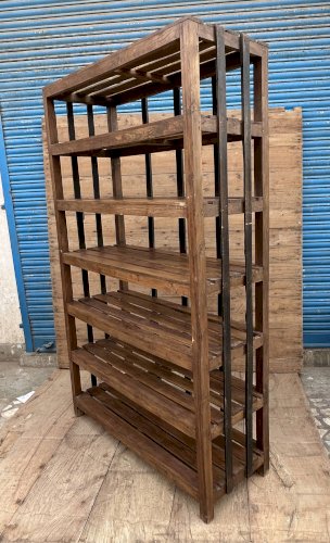 étagère en teck birman