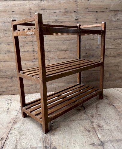 étagère en teck birman