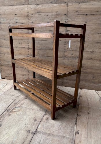 étagère en teck birman