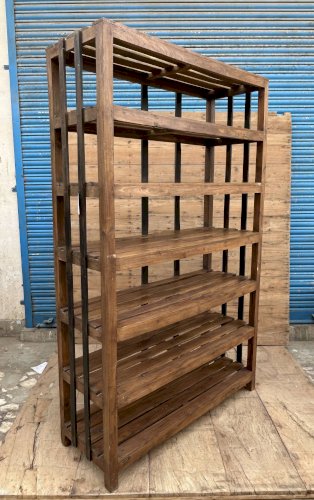 étagère en teck birman