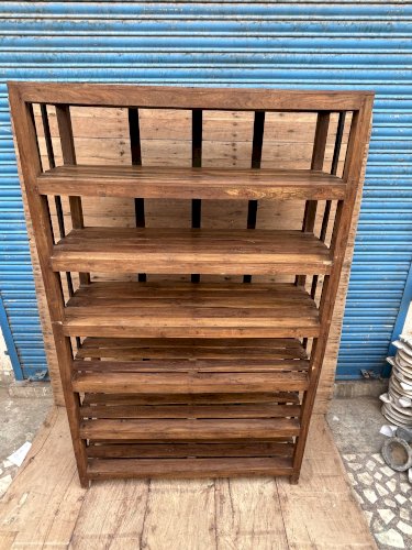 étagère en teck birman