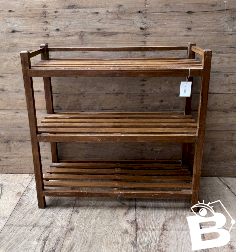 étagère en teck birman