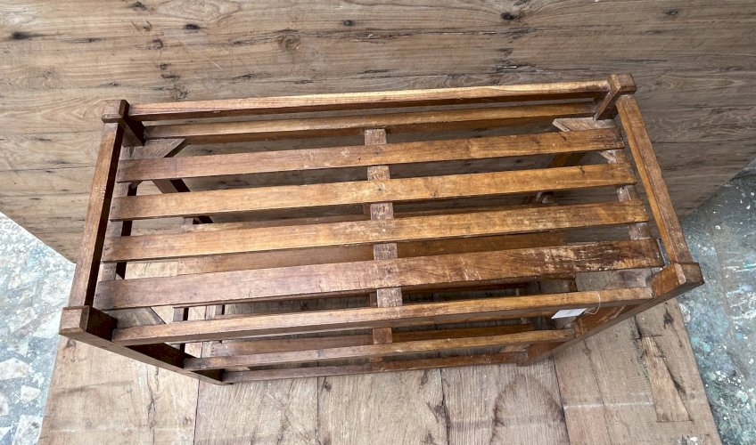 étagère en teck birman