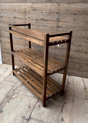 étagère en teck birman