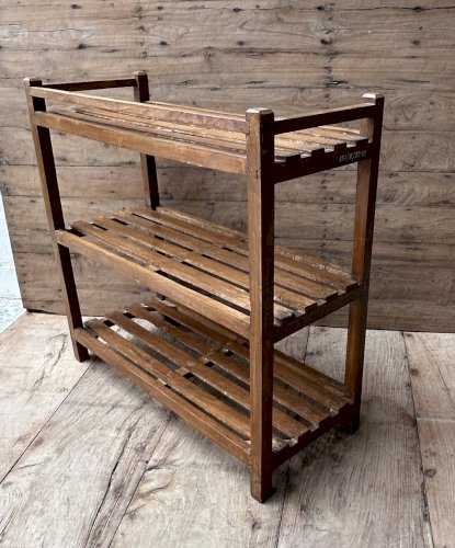 étagère en teck birman