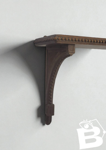 Etagère murale en bois