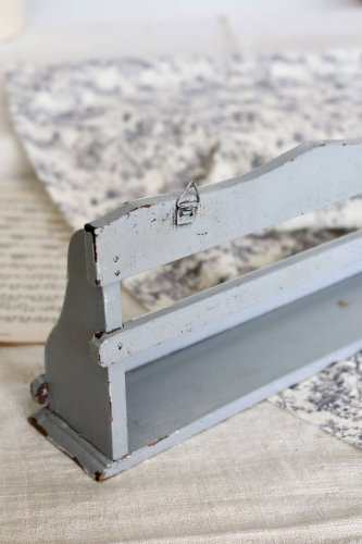 Étagère murale rustique bois gris patiné