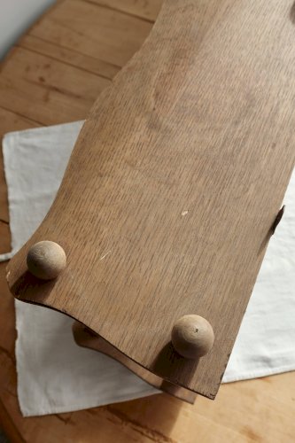 Étagère murale vintage bois  de style Napoléon III – 2 niveaux