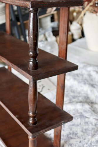 Étagère murale vintage en bois - Fixation murale ou à poser