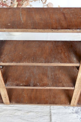 Étagère murale vintage en bois - Fixation murale ou à poser