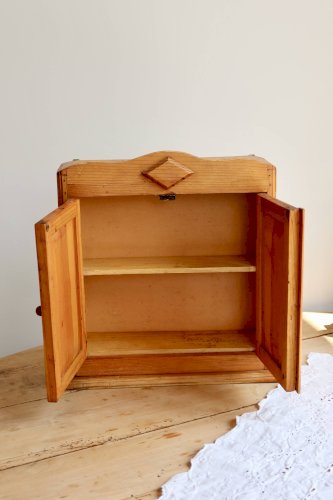Étagère murale vintage rustique en pin