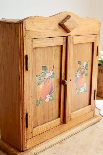 Étagère murale vintage rustique en pin