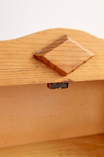 Étagère murale vintage rustique en pin