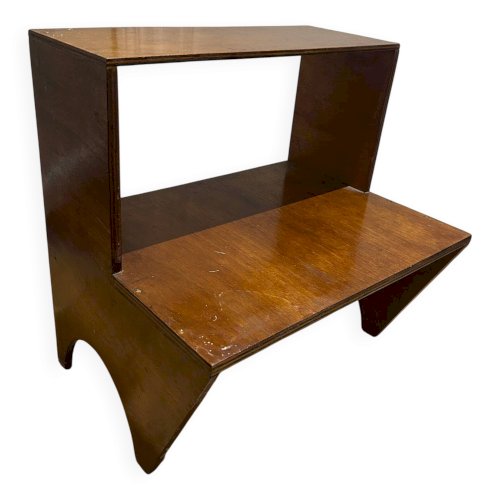 Étagère sur pieds en bois, années 50