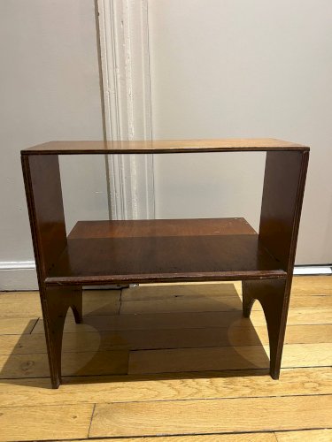 Étagère sur pieds en bois, années 50