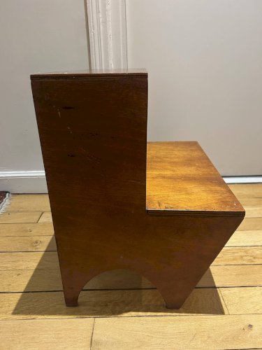 Étagère sur pieds en bois, années 50