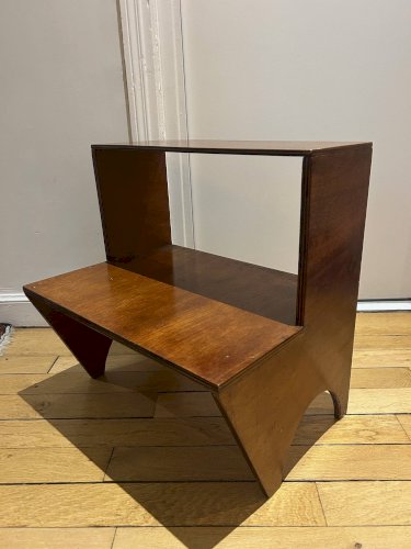 Étagère sur pieds en bois, années 50