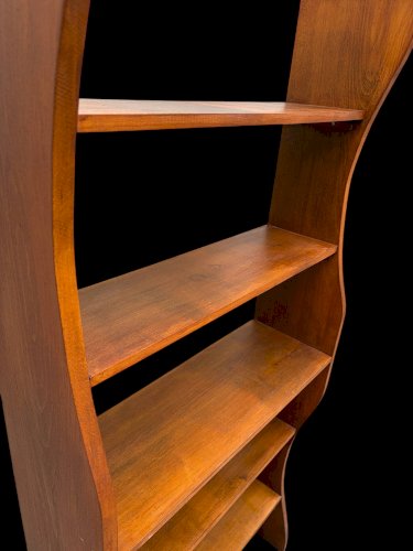 étagère vintage en bois massif