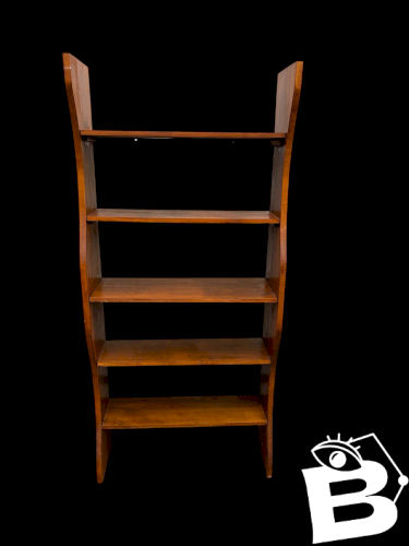 étagère vintage en bois massif
