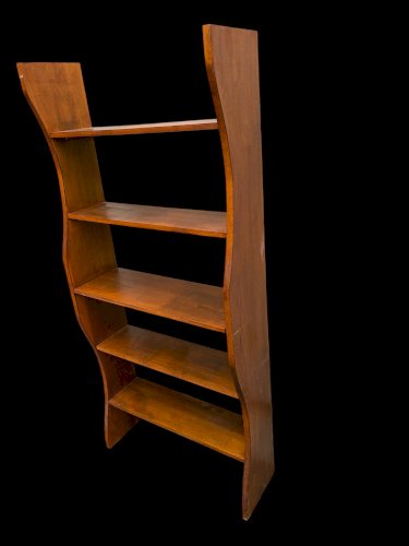 étagère vintage en bois massif