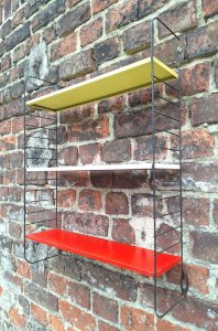 Étagères vintage métal, rangement design