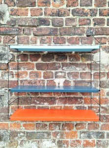 Étagères vintage métal, rangement design