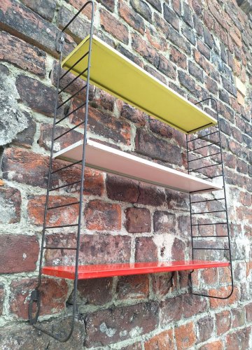 Étagères vintage métal, rangement design