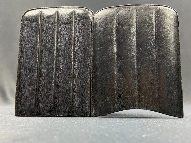 Etui à 4 cigares en cuir noir