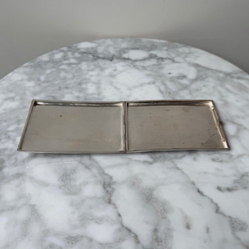 Étui à cigarettes en argent Indochine Asie du Sud-Est décor de dragon M3712