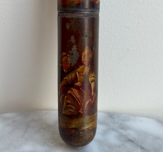 Étui à messages en vernis Martin XVIIIe M3711