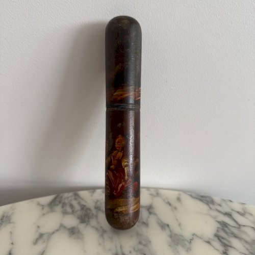 Étui à messages en vernis Martin XVIIIe M3711