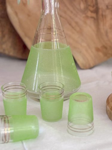 Eugène, le lot de 1 carafe et 5 verres N°183