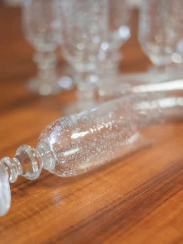 Eugène, le lot de 4 flûtes en verre N°190